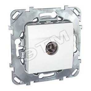 MGU5.462.18ZD Unica Розетка TV 1 гнездо, белая (уп.10шт.) Schneider Electric MGU5.462.18ZD