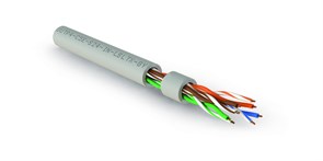 UUTP4-C5E-S24-IN-LSLTх-GY-305 Кабель витая пара, неэкранированная U/UTP, Cat.5e, 4 пары (кор.305м.) Hyperline 426001