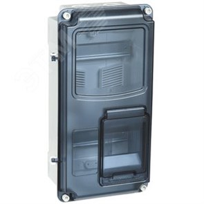MSP1-N-08-55 KREPTA 5 ЩУРн-П 1/8 IP66 PC Корпус пластиковый для установки счетчика IEK® MSP1-N-08-55
