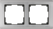 W0021602/WL02-Frame-02 Metallic Рамка на 2 поста, глянцевый никель (уп.10шт.) Werkel™ a051002-1