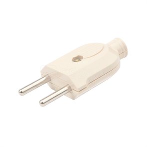 FD 11-8533-4 Вилка без заземления кремовая PROCONNECT (Китай) ВЫВЕДЕНА ИЗ АССОРТИМЕНТА FD 11-8533-4