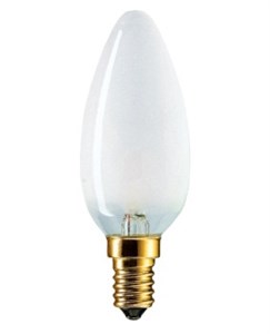 011701 Philips B35 15W E14 230V свеча FR 697204