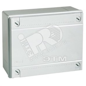 53810 Коробка ответвительная с гладкими стенками, IP56, 100х100х50мм (уп.105шт.) ДКС 53810