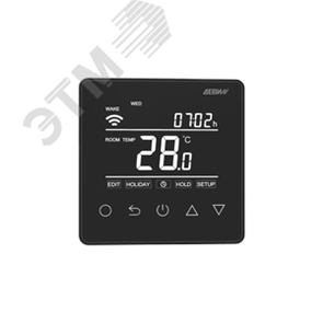 140F1143R Prime Терморегулятор для теплого пола программируемый, c Wi-Fi, с комбинацией датчиков, черный, 16А DEVI (Китай) 140F1143R
