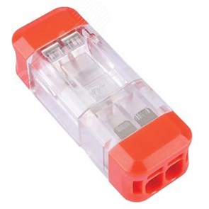 39878 LD700-412 Клемма разъемная монтажная 2-проводная для подключения фазных одножильных проводников (уп.50шт.) Stekker (Китай) 39878