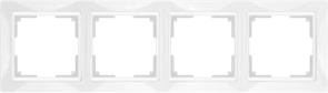 W0042001/WL03-Frame-04 Snabb Basic Рамка на 4 поста, белая (уп.10шт.) Werkel™ a051301-1