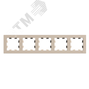 ATN001205 AtlasDesign Рамка 5 постов, песочный Systeme Electric (Россия) ATN001205