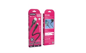 ik-3112-S33b Дата-кабель SmartBuy USB-A штекер - USB Type-C штекер, 5A 1м черный SmartBuy 4690626093539