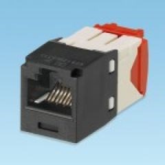 CJ5E88TGBL Модуль Mini-Com® RJ45 TX5e, UTP Т568A/B Enhanced (черный) PANDUIT CJ5E88TGBL