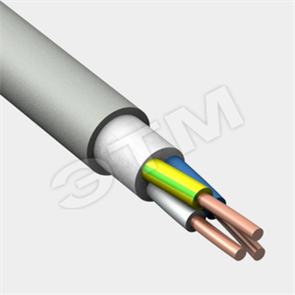 NYM нг-LS 3х6мм² Севкабель К13И1317ВК000Я8-1