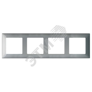 754154 Valena Life Рамка 4 поста сталь (уп.5шт.) Legrand (Франция) 754154