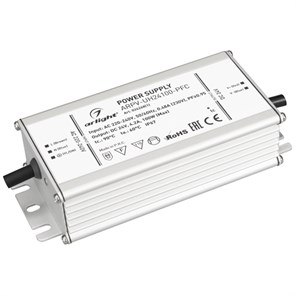 024268(1) ARPV-UH24100-PFC (24V, 4.2A, 100W) (ARL, IP67 Металл, 7 лет) Блок питания Arlight (Россия) 024268(1)
