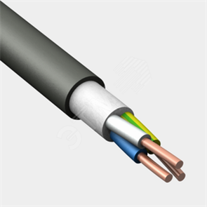 ППГнг(А)-HF 3х2,5мм² Кабель силовой Конкорд ГОСТ (бухта 100м.) ППГнг(А)-HF 3х2,5