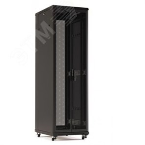 TTR-4282-DD-RAL9005 Шкаф напольный 19", 42U, 2055x800х1200мм (ВхШхГ) (разобранный) Hyperline 425252