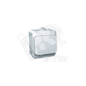 BA 10-041B ЭТЮД Одноклавишный выключатель IP44 белый (уп.14шт.) Schneider Electric BA10-041B
