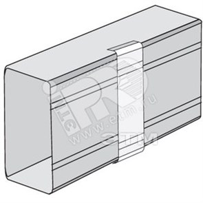 00886 GAN In-liner Накладка на стык крышки 80мм (уп.10шт.) ДКС 00886