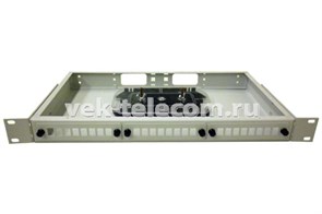 RE-1U 24 Корпус кросса в стойку со съемными панелями 19" ВЕК-ТЕЛЕКОМ ООО RE-1U 24