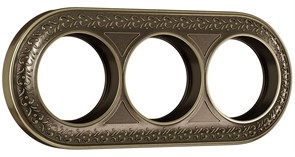 WL70-frame-03 Antik Runda бронза Retro Рамка 3 поста Werkel™ a037199-1