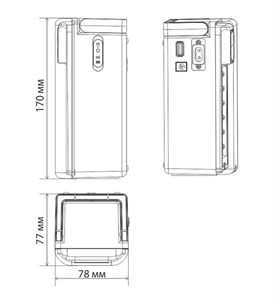 FLK13-16,5-2,5W 28led BK фонарик черный (Light Station) Электростандарт FLK13-16,5-2,5W