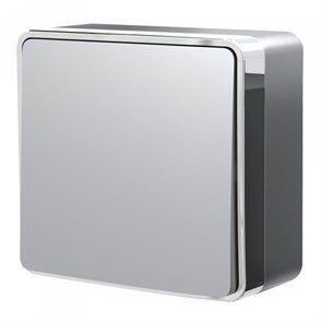 W5012006 серебряный Gallant Выключатель одноклавишный проходной (уп.10шт.) Werkel™ a052768-1