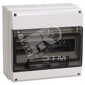 MKP73-N-12-66 Корпус модульный пластиковый навесной КМПн-12 IP66 (уп.10шт.) ИЭК MKP73-N-12-66
