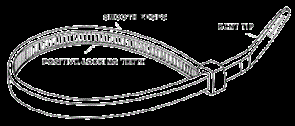 TSL-150-M-YT Бесцветные стяжки 150х2.5мм, от -40 до +85°C (уп.100 шт.) стяжки торговой марки Harter TSL-150-M-YT
