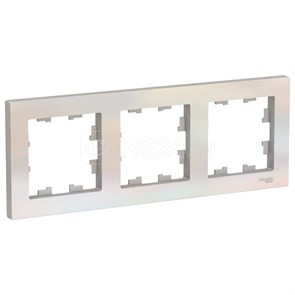 ATN000403 AtlasDesign Рамка 3 поста универсальная, жемчуг (уп.5шт.) Systeme Electric (Россия) ATN000403
