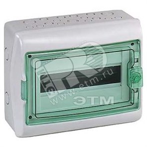 13981 Kaedra ЩРн-П-12 IP65 Бокс настенный прозрачная дверь, белый Schneider Electric 13981-1