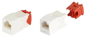 CJ5E88TGIW Модуль Mini-Com® RJ45 TX5e, UTP Т568A/B Enhanced (белый) PANDUIT CJ5E88TGIW