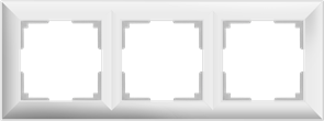 WL14-Frame-03 Fiore Рамка на 3 поста белый (уп.10шт.) Werkel™ a038839