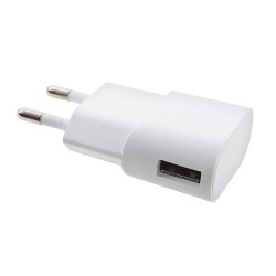 USB1000 White 1000мА с USB входом, для Apple iPod&iPhone, сотовых тлф Адаптер (блок питания) ROBITON 4607075943087