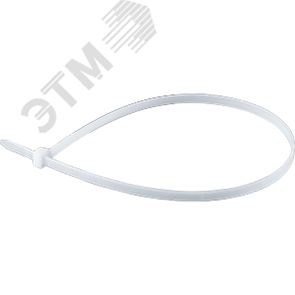 71060 NCT-076-500-100/WH Стяжка (хомут) КСС 7,6х500мм нейлон, белая (уп.100шт.) Navigator Group© (Китай) 71060-1