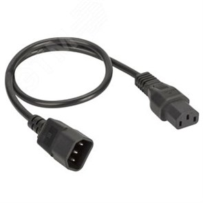 R5CORD3420 RAM telecom Кабель питания IEC320 C13 - IEC320 C14, 2м, 3х1,5мм² ДКС (Россия) R5CORD3420