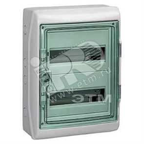 13984 Kaedra ЩРн-П-36 (2х18) IP65 Бокс настенный прозрачная дверь, белый Schneider Electric 13984