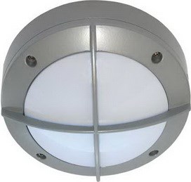 Ecola GX53 LED B4143S светильник накладной IP65 матовый Круг с решеткой Серый FS53CSECS FS53CSECS