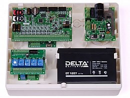Корпус "Контакт" под 7 А/Ч белый пластик 295х250х77мм РИТМ (Контакт GSM) 700441