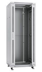 SH-05C-32U60/60 Шкаф телекоммуникационный 19" напольный 32U 600x600x1610mm (ШхГхВ), серый Cabeus SH-05C-32U60/60
