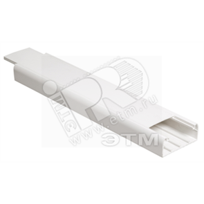 CKK40-100-060-1-K01 "ПРАЙМЕР" белый Кабель-канал 100х60мм (уп.12м.) IEK® CKK40-100-060-1-K01
