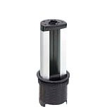 KTL204 Connect Телеблок на 4 модуля К45, алюминий с ручным поднятием Simon Electric KTL204