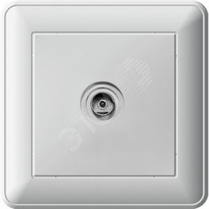 RTS-151-28 Wessen 59 Розетка TV, 1 гнездо,в сборе, слоновая кость (уп.10шт.) Schneider Electric RTS-151-28