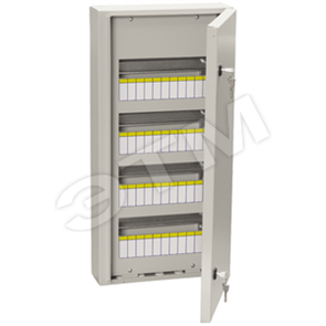 MKM11-N-48-54-Z ЩРн-48з-0 74 У2 IP54 330x670x120мм (ШхВхГ) с замком Корпус металлический IEK® MKM11-N-48-54-Z