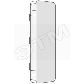 00874 LAN In-liner Заглушка торцевая 100х60мм (уп.10шт.) ДКС 00874
