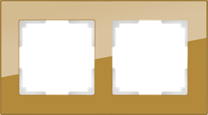 WL01-Frame-02 Favorit Рамка на 2 поста, бронзовая (уп.5шт.) Werkel™ ВЫВЕДЕНА ИЗ АССОРТИМЕНТА a036583-1