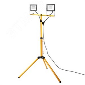 29568 LL-503 2*50W 6400К 220V черный IP65 Прожектор на штативе (уп.4шт.) FERON (Китай) 29568