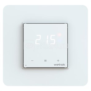 Welrok оz Терморегулятор встраиваемый, цифровой, с Wi-Fi, белый Welrok (Россия) Welrok оz
