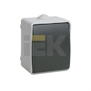 EVS10-K03-10-54-DC ФОРС ВС20-1-0-ФСр Одноклавишный выключатель, в сборе, белый (уп.10шт.) IEK® EVS10-K03-10-54-DC