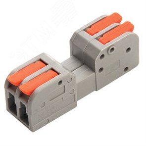 39873 LD221-422 Клемма монтажная 4х0,14-0,2/4мм² (для многопроволочной жилы) (уп.50шт.) Stekker (Китай) 39873