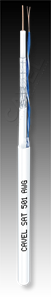 SAT 501 AWG Провод ТV, 75Ом, белый (бухта 150м.) CAVEL SAT 501