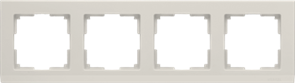 W0041803/WL04-Frame-04-ivory Stark Рамка на 4 поста слоновая кость (уп.5шт.) Werkel™ a050916-1
