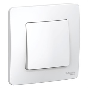 BLNVS010101 Blanca Одноклавишный выключатель (сх.1), белый (уп.10шт.) Systeme Electric (Россия) BLNVS010101